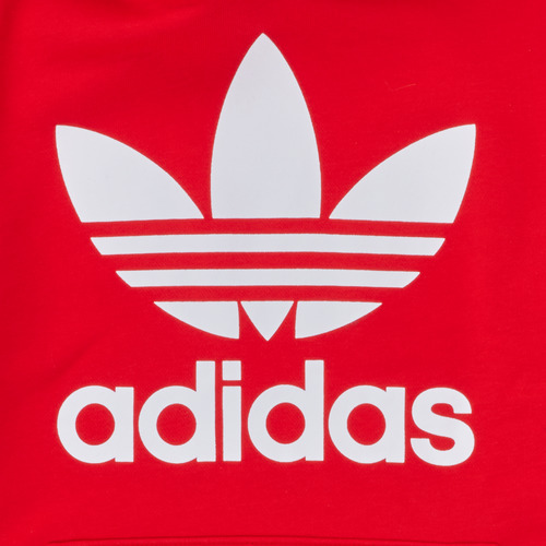 adidas Originals - TREFOIL HOODIE Rojo