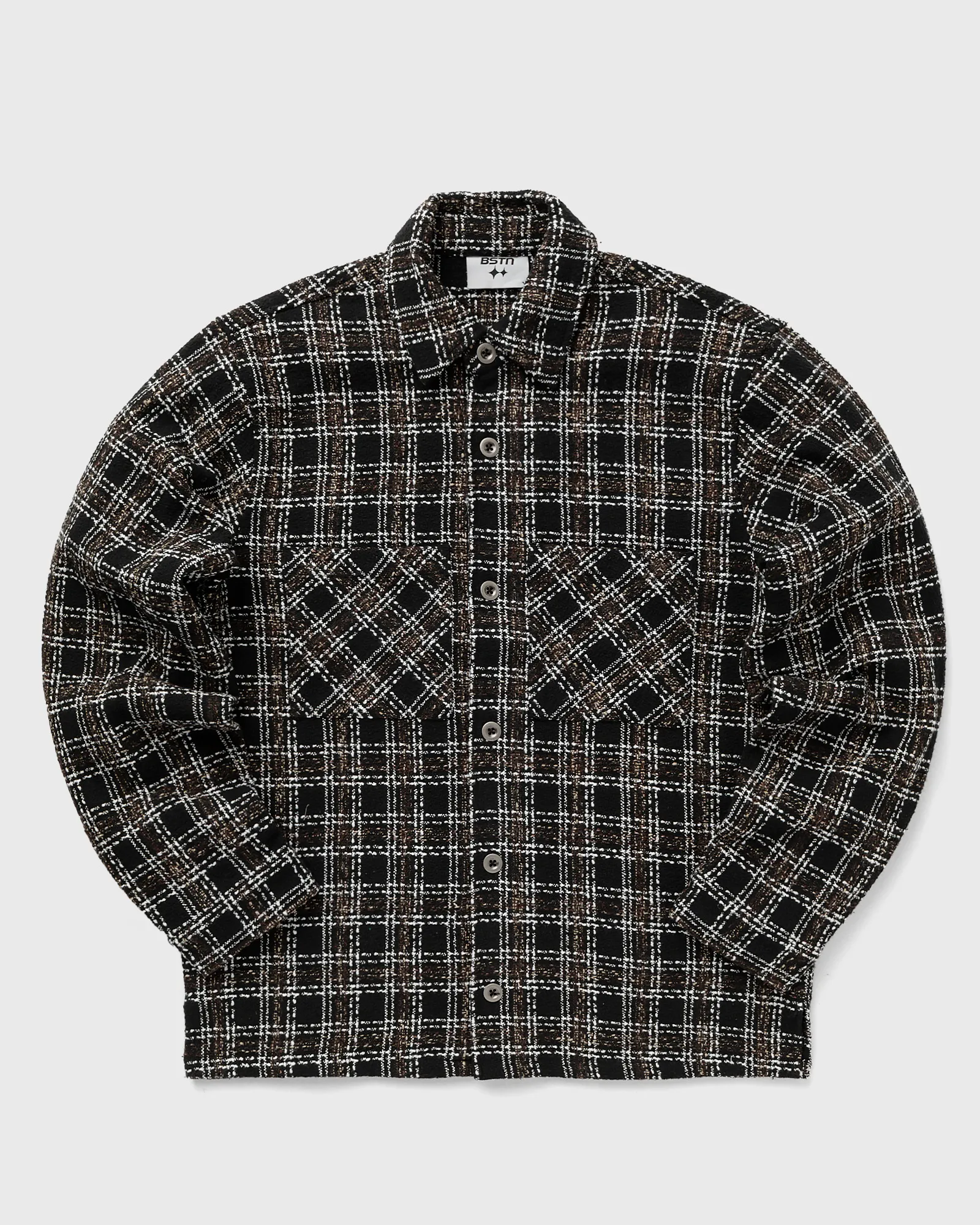 BSTN Brand BOUCLÉ PLAID SHIRT