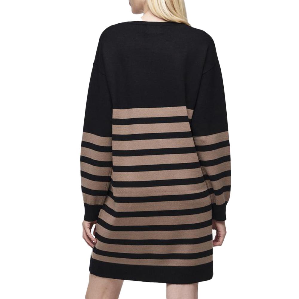 Pieces Robe Noir/Marron Femme Pieces Penelope