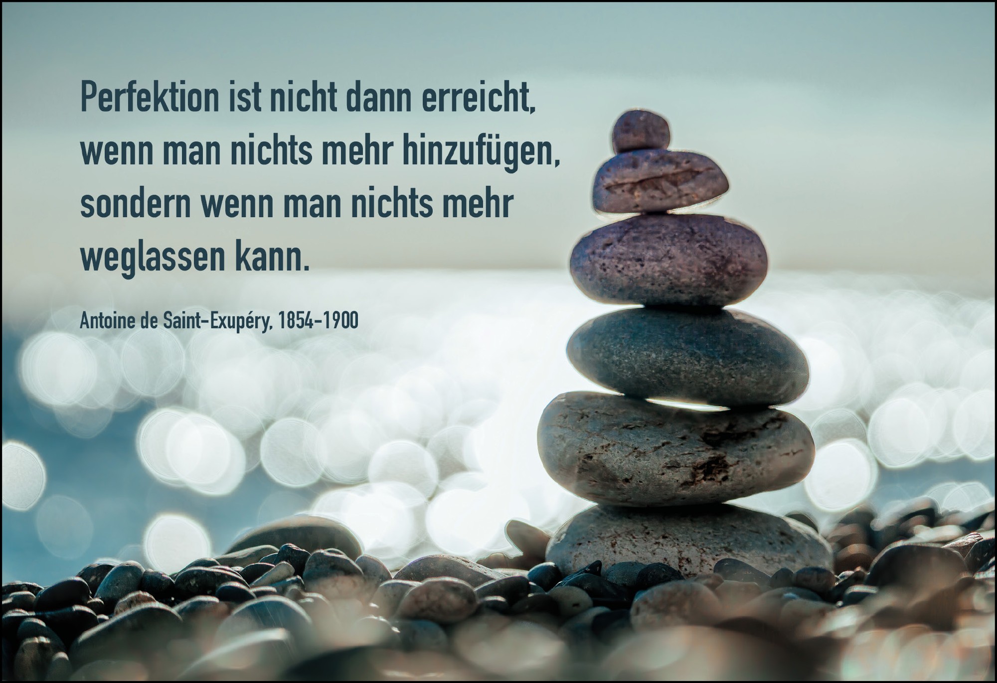 Postkarte 'Perfektion ist...' günstig bestellen