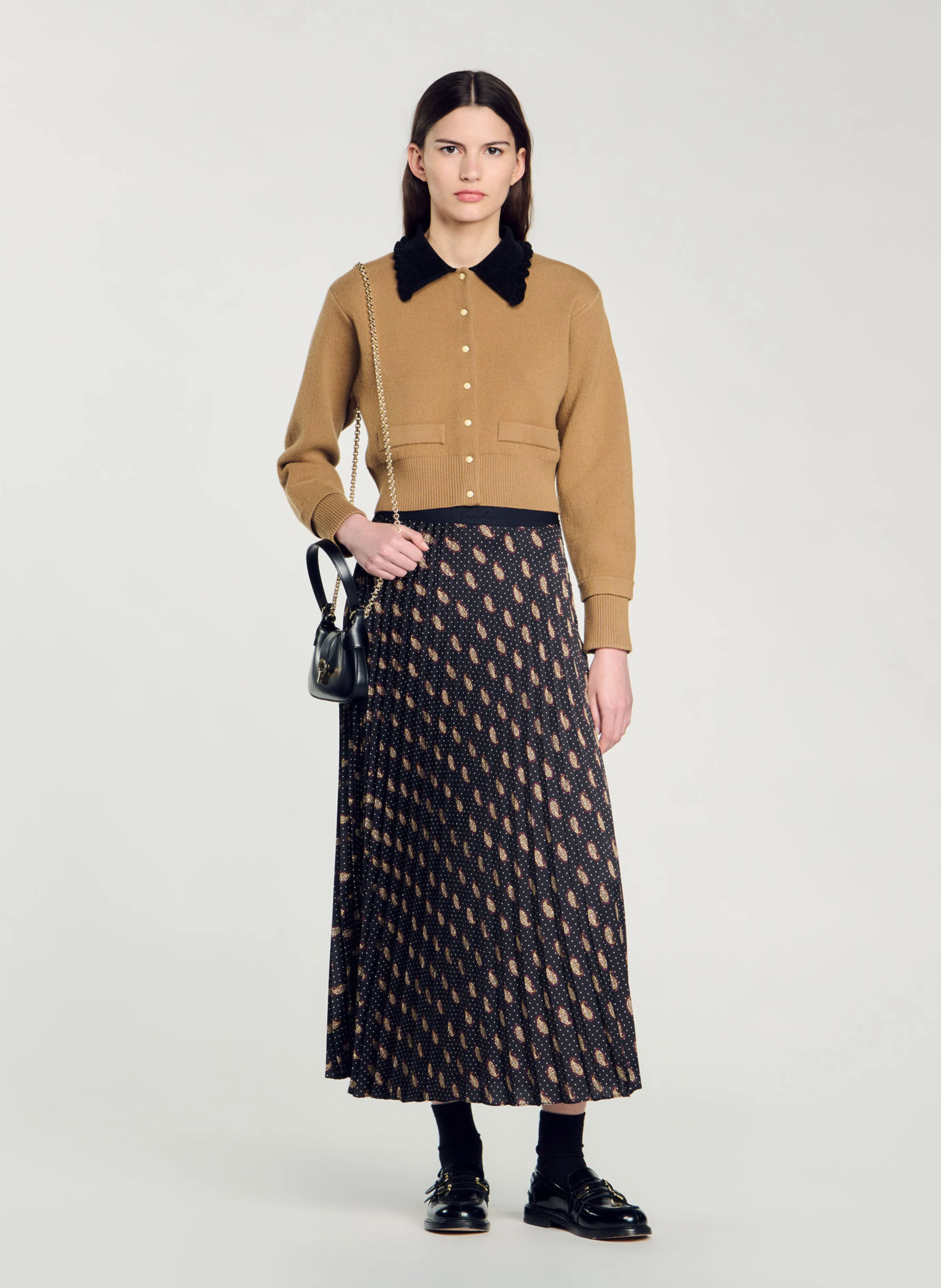 Jupe midi imprimée | Multicolore