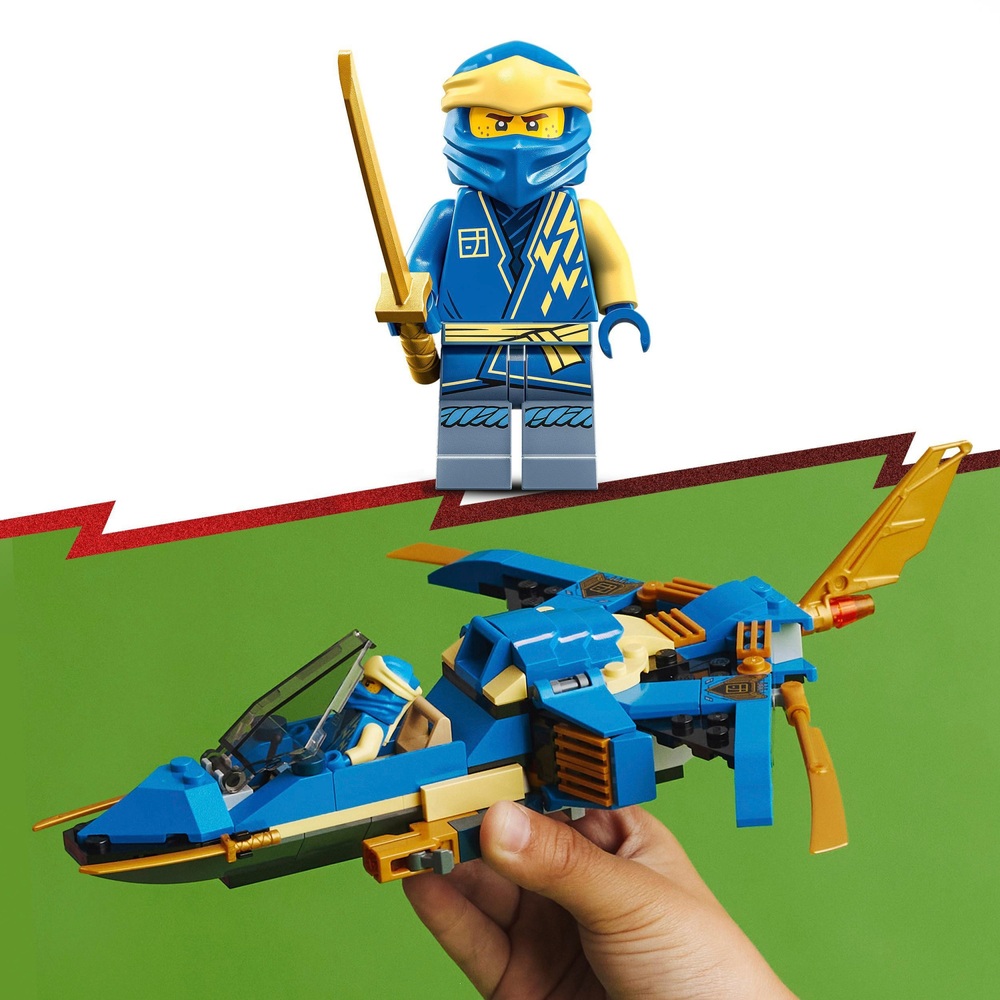 LEGO NINJAGO 71784 Jays Lightning Jet EVO Spielzeugflugzeug-Set