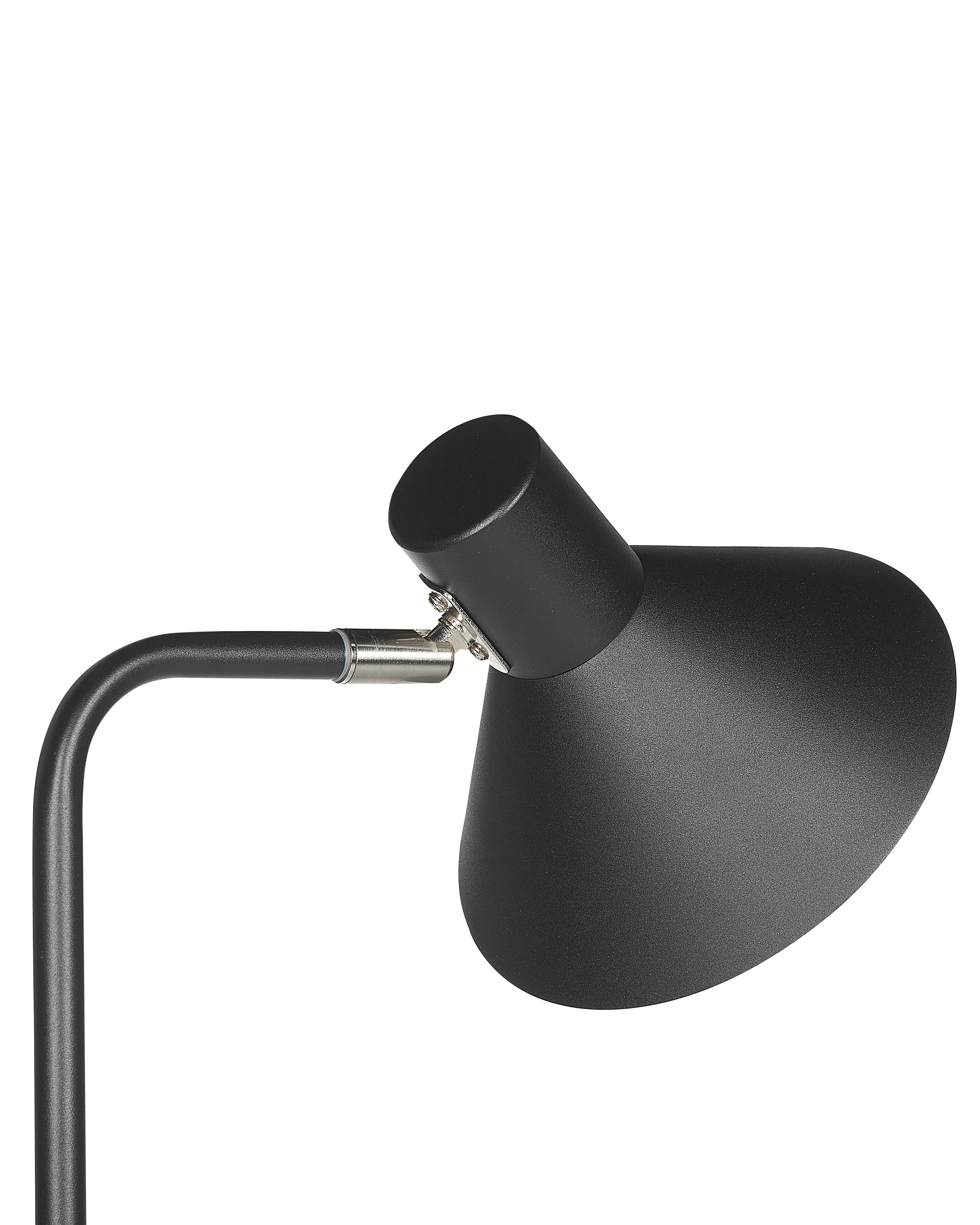 Staande lamp RIMAVA verstelbaar Metaal Zwart