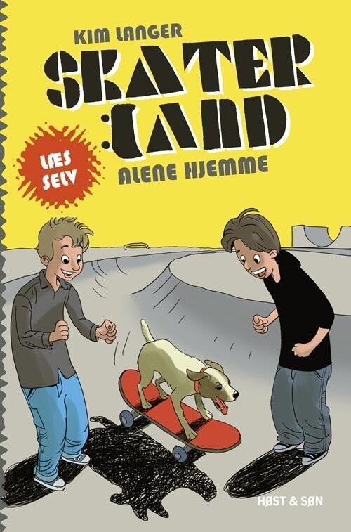 Skaterland - Læs Selv - Alene Hjemme - Kim Langer - Bog