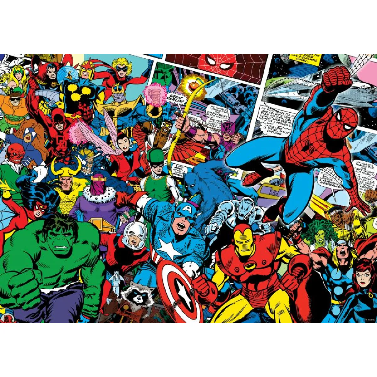 Ravensburger Marvel Challenge Puzzle 1000 pièces
