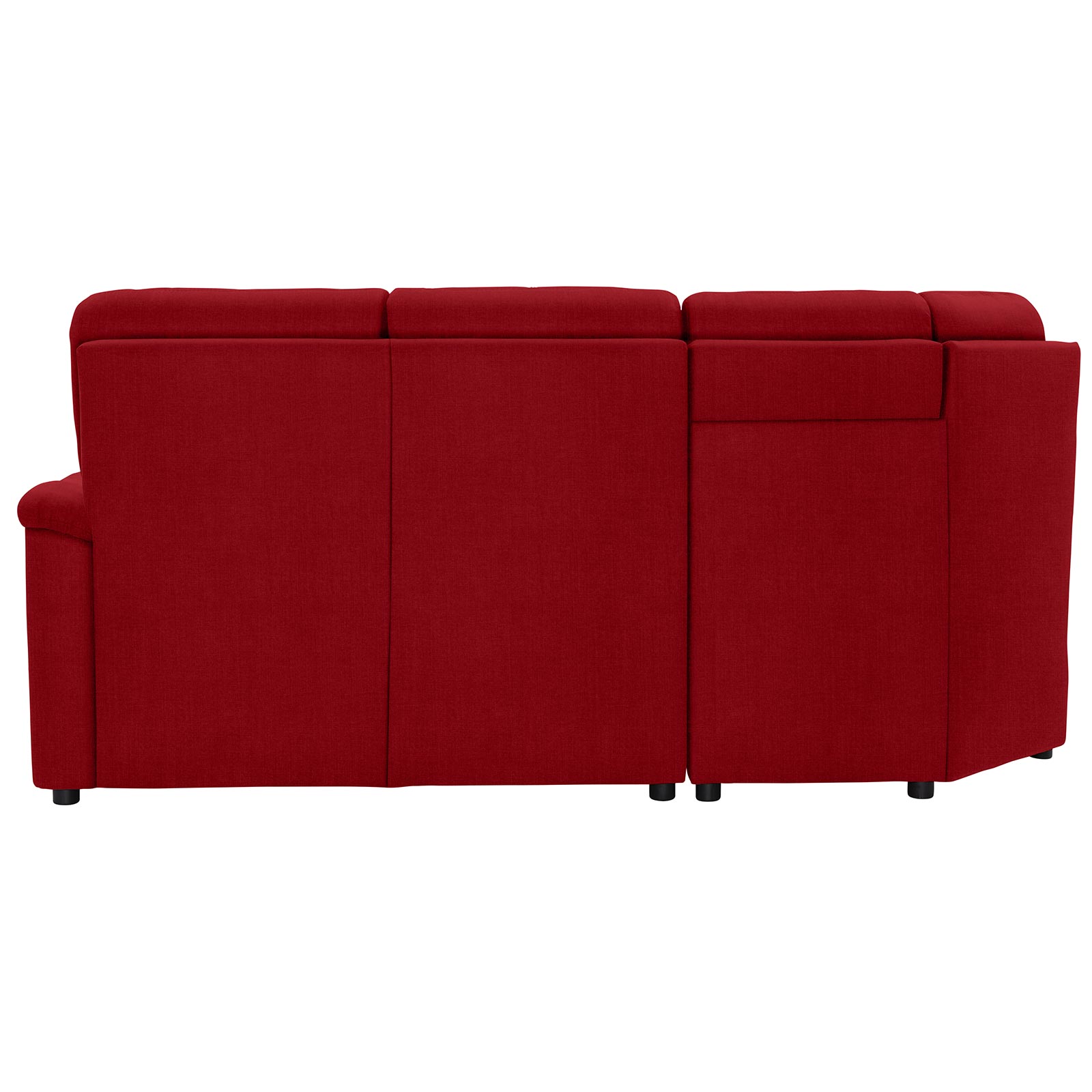 polsterpower Ecksofa - Miro bordeaux - Basismodell - rechts