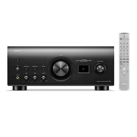 Denon PMA-3000NE – zware audiofiele versterker voor analoog en digitaal Zwart