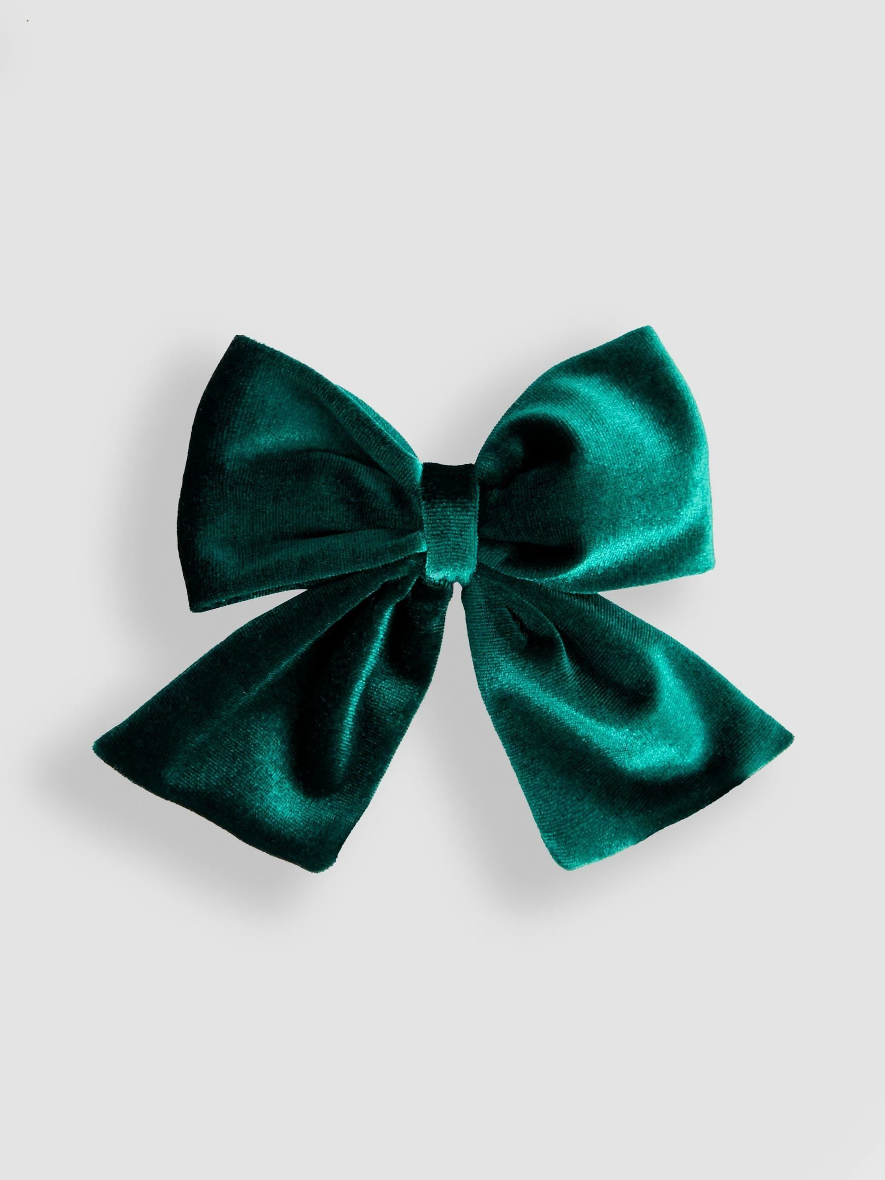 Groen - JoJo Maman Bébé Double Bow Hair Clip