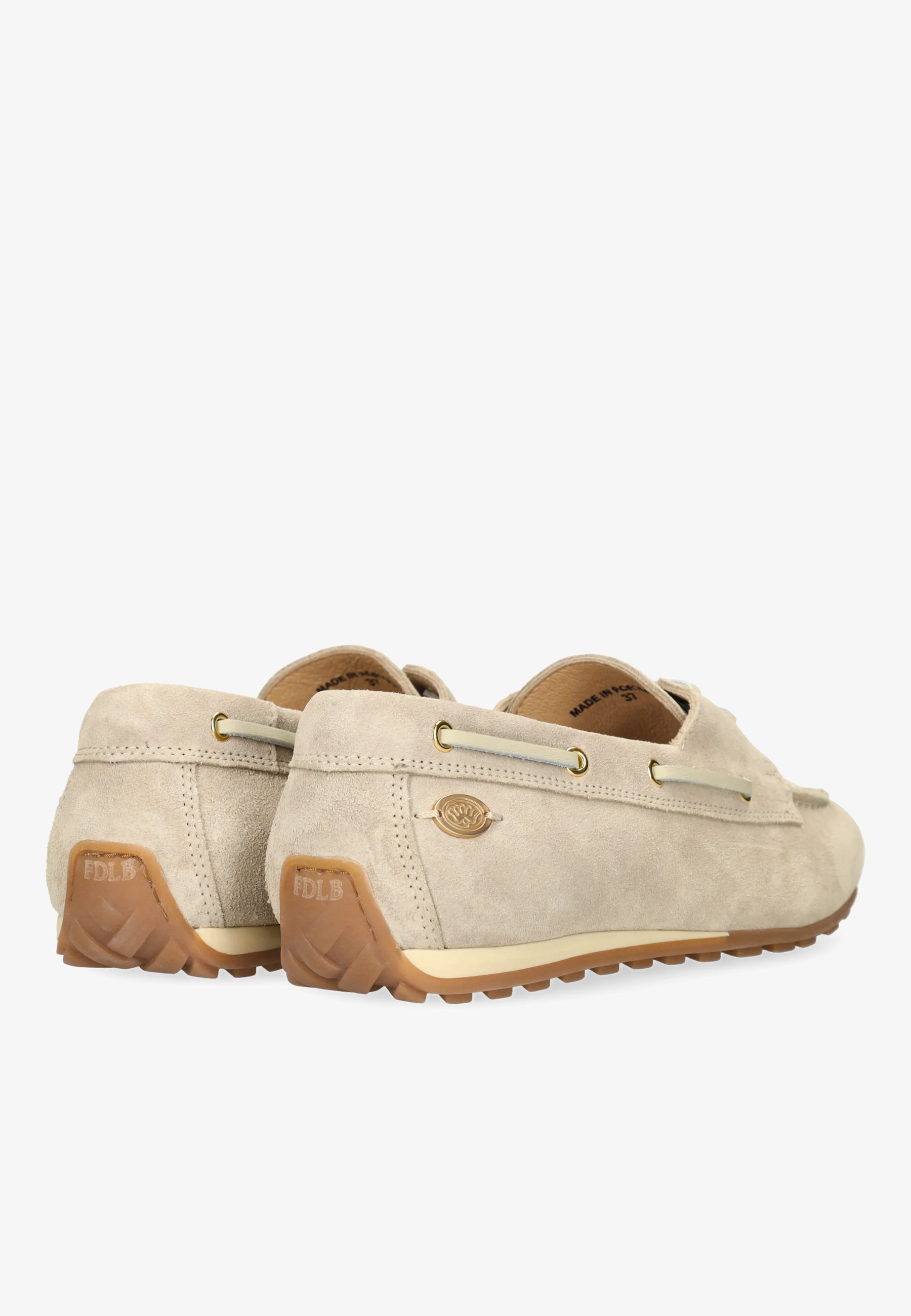UTA MOCCA Moccasin suede Beige