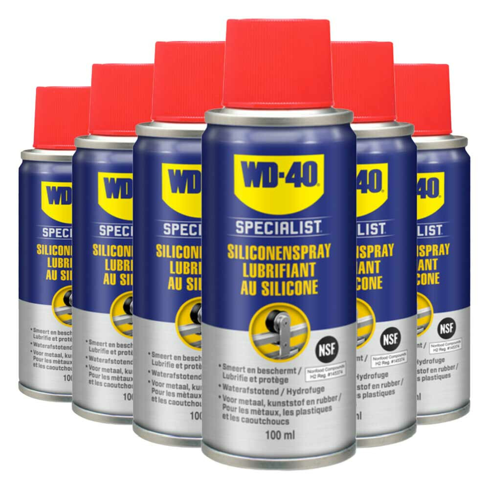 6x WD-40 Specialist® Siliconenspray 100 ml