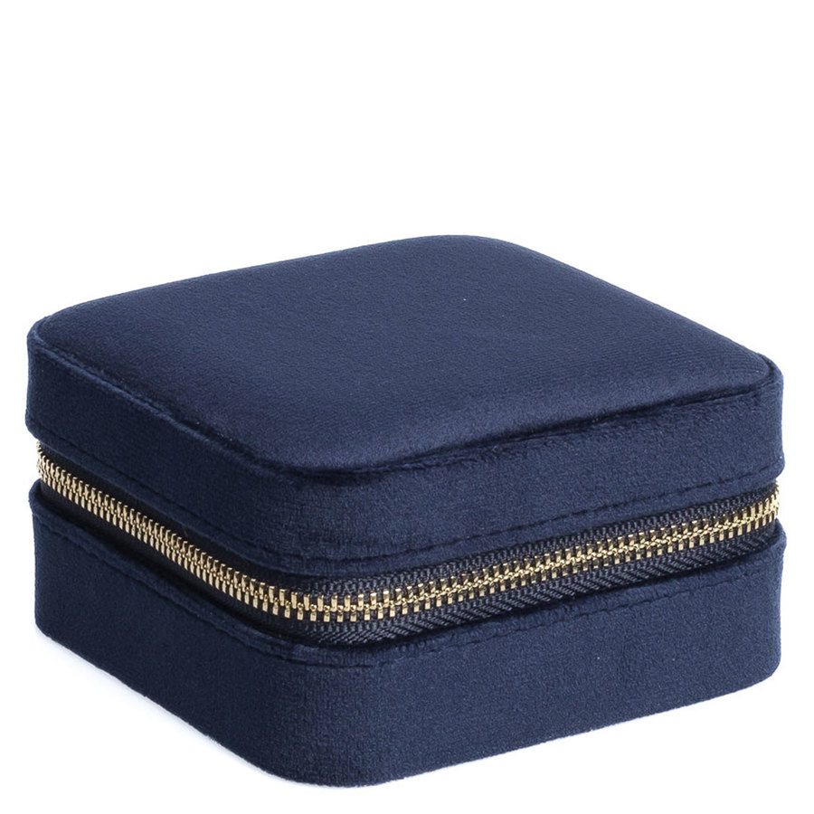 DARK Velvet Jewellery Box Mini Navy Blue