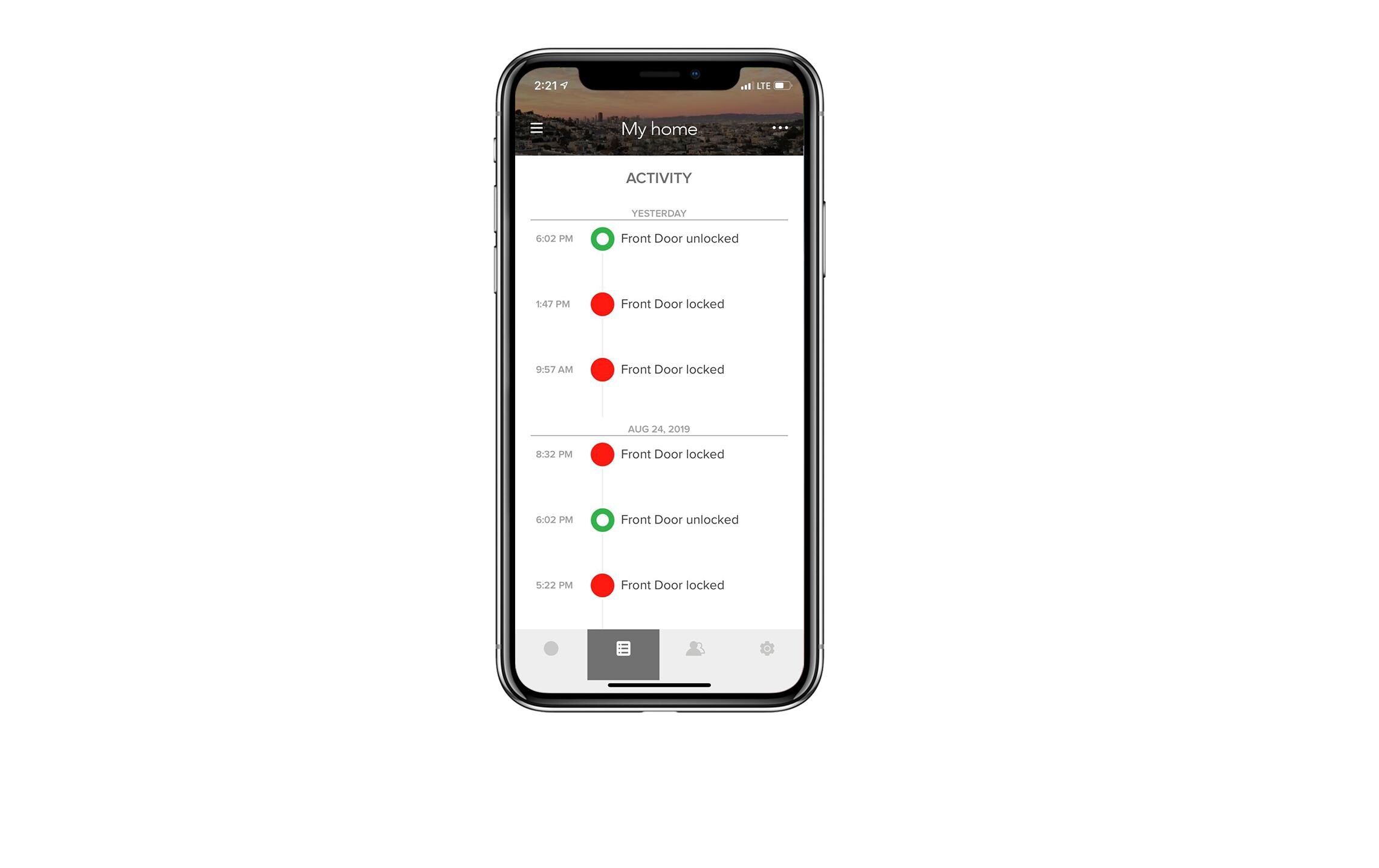 Linus Smart Lock, Silber EU, inkl. Bridge, Keypad, Zylinder<br>Smart Türschloss für 17 mm EURO Schlosszylinder