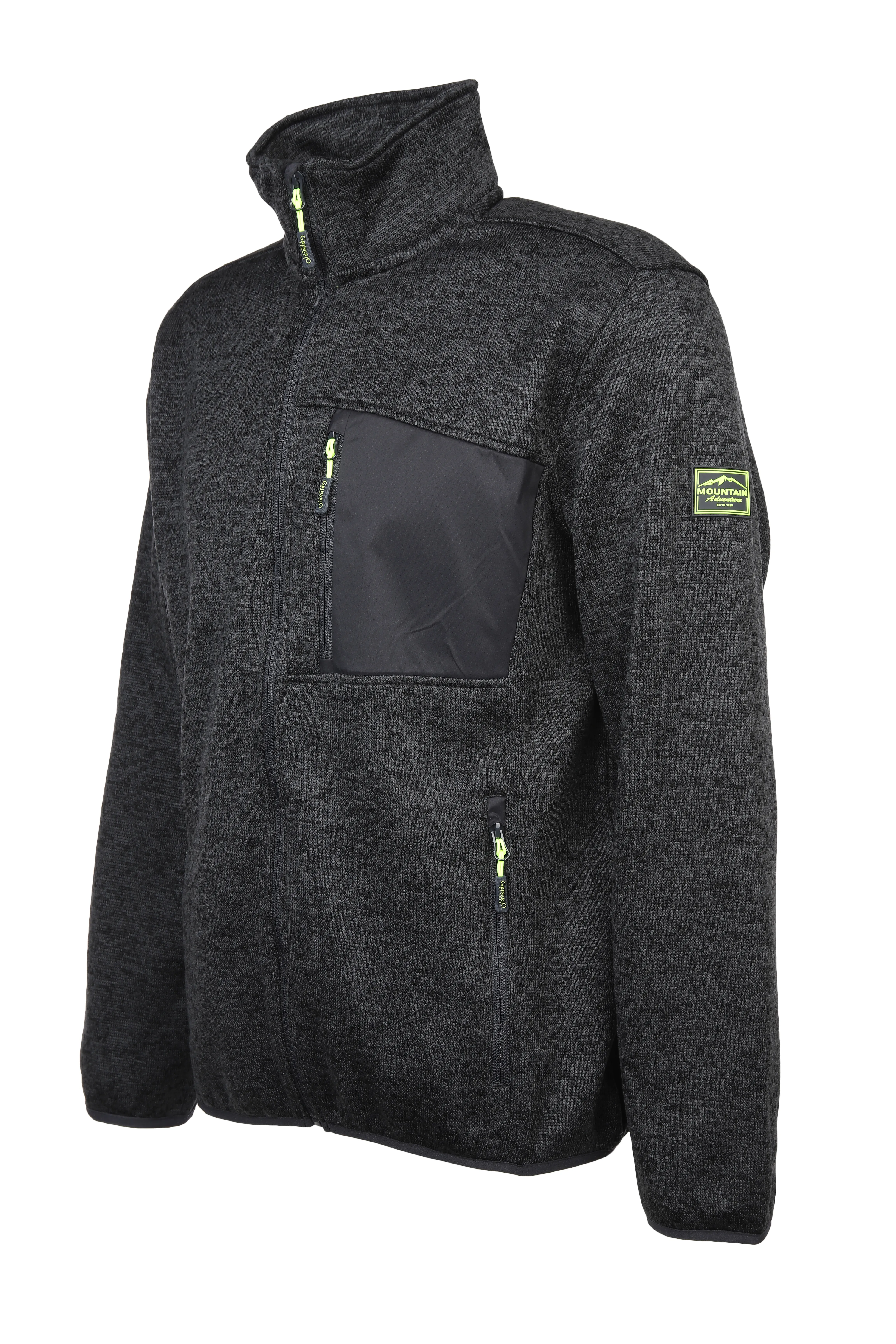 Herren Strickfleece-Jacke