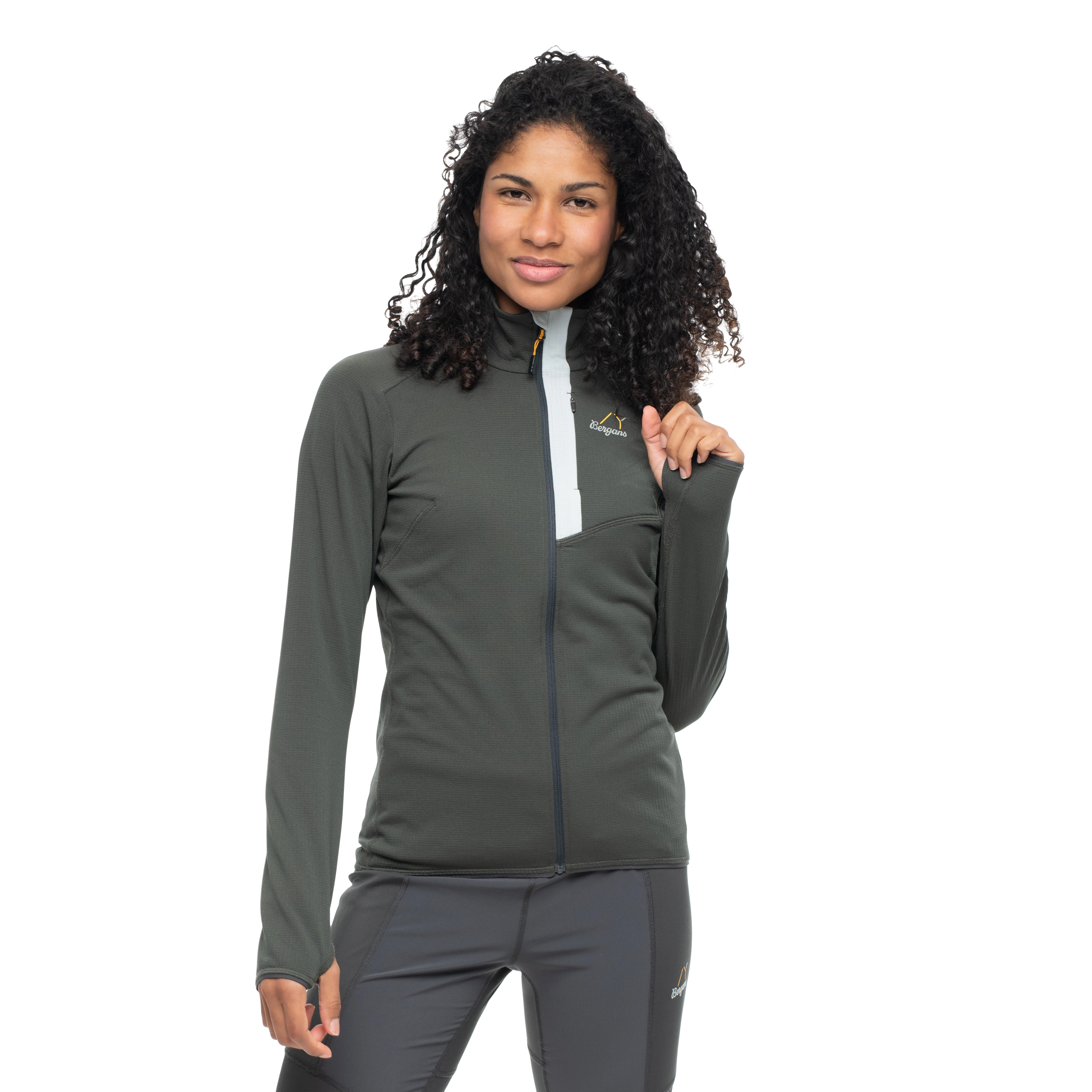 Y LightLine Essence Midlayer Jacket Women Dark Shadow Grey