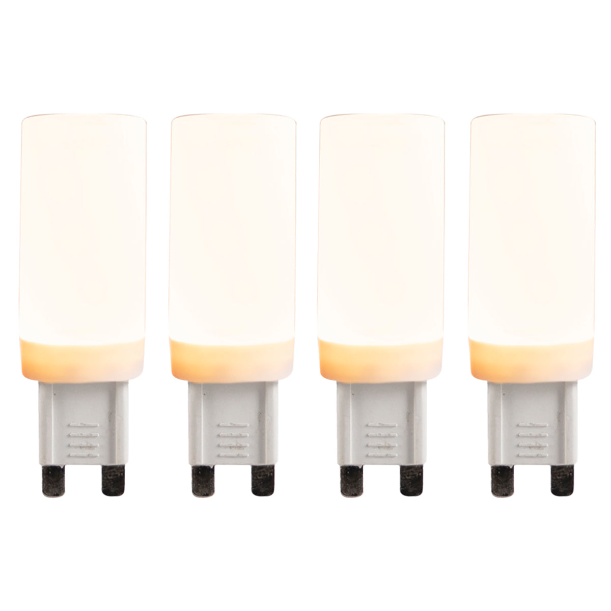 LUEDD Set van 4 G9 3-staps dimbare LED lampen 4,5W 500 lm 2700K