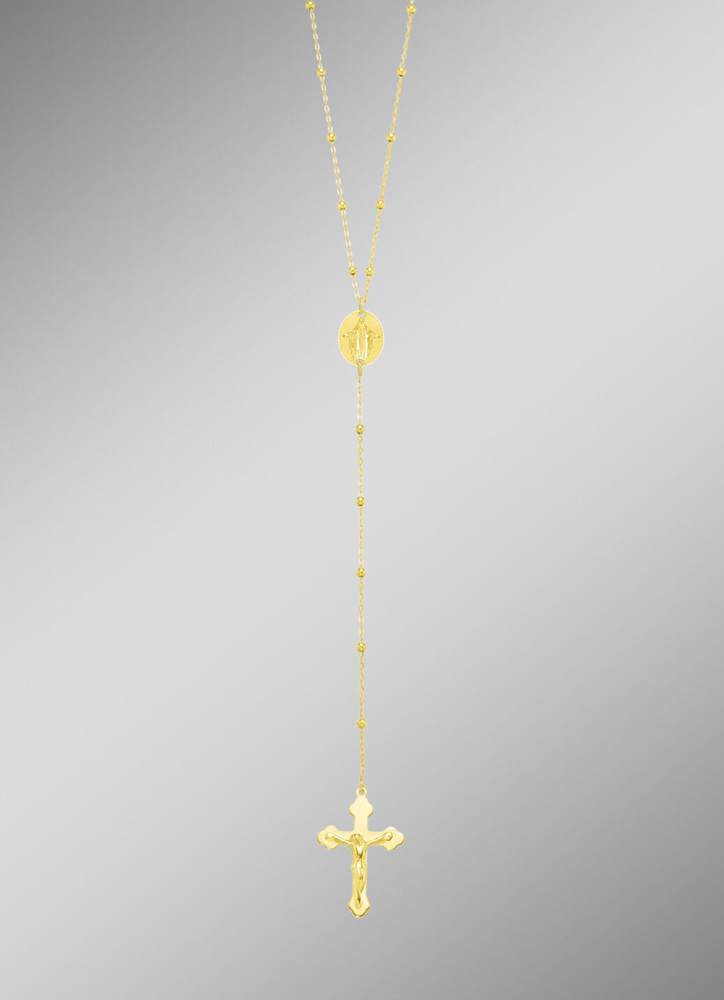 Rosenkranz-Ankerkette aus Gold