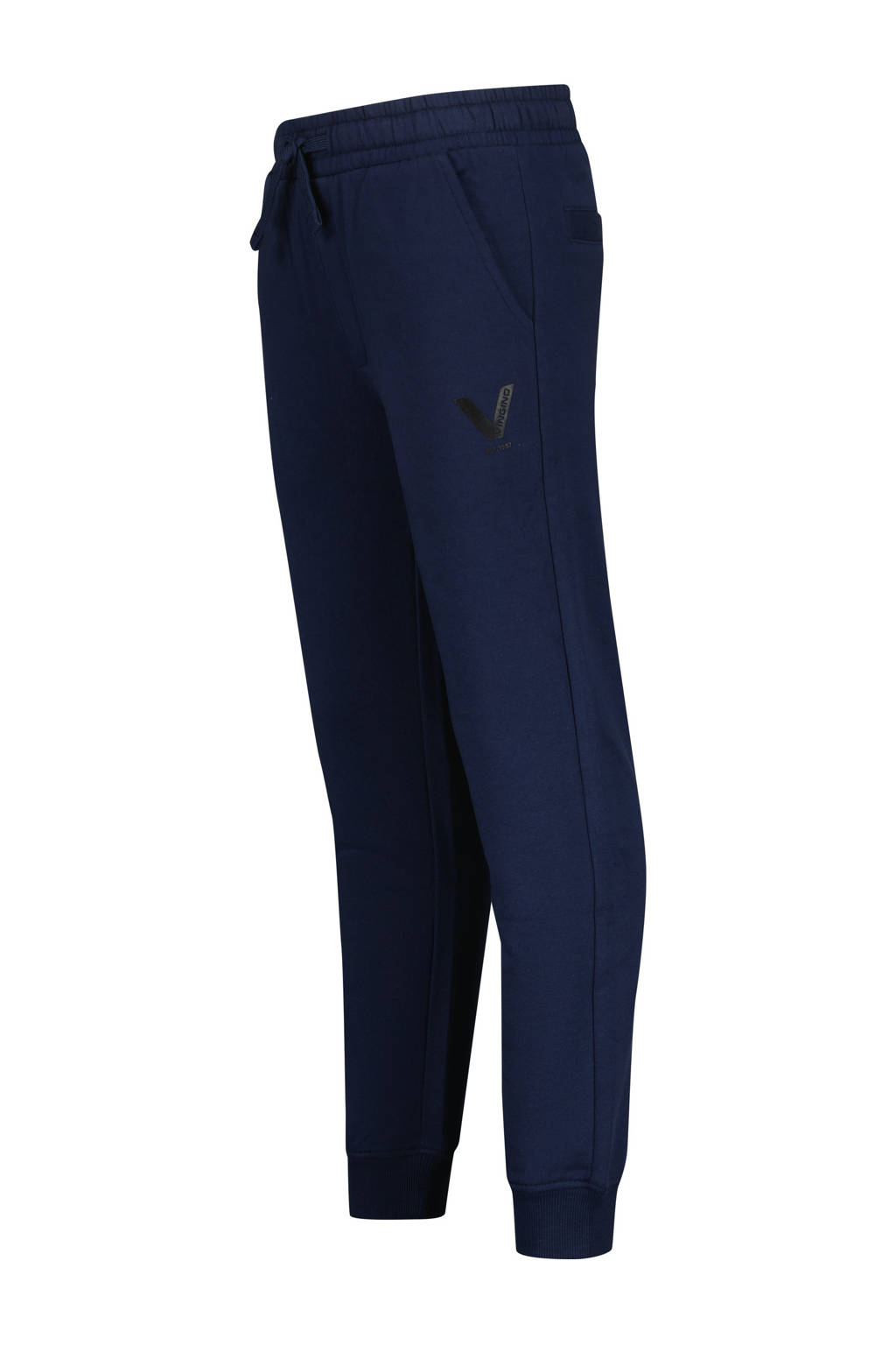 Vingino relaxed joggingbroek Saxic met printopdruk donkerblauw