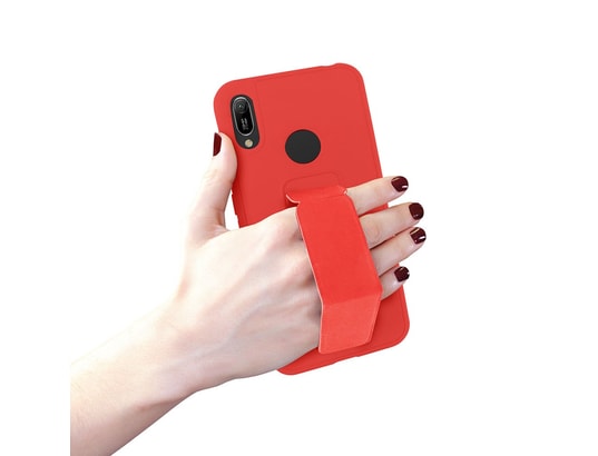 MOOOV - Coque smartphone Coque semi-rigide magnétique avec support pour huawei y6 20...