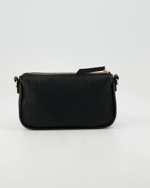 Valentino Crossbody Pansy Handtasche in Schwarz