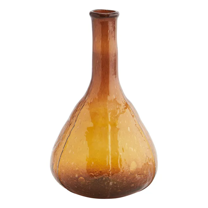 Madam Stoltz Soliflore en verre | Ambre