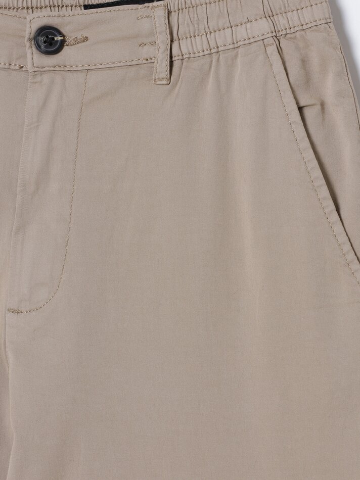 Calça jogger - Tamanho Médio Cru