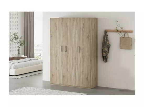 Armoire de rangement, collection TOM, 3 portes chêne sonoma
