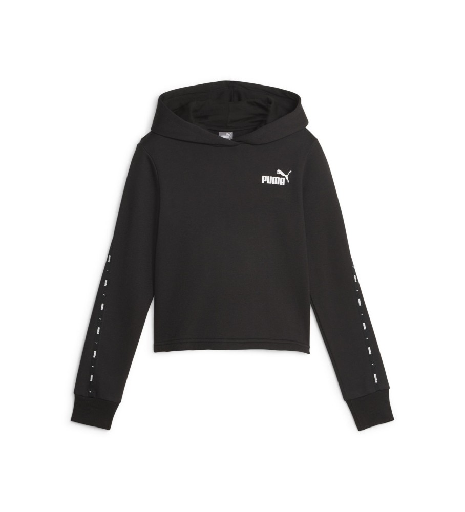 Moletom preto Puma Essential Tape