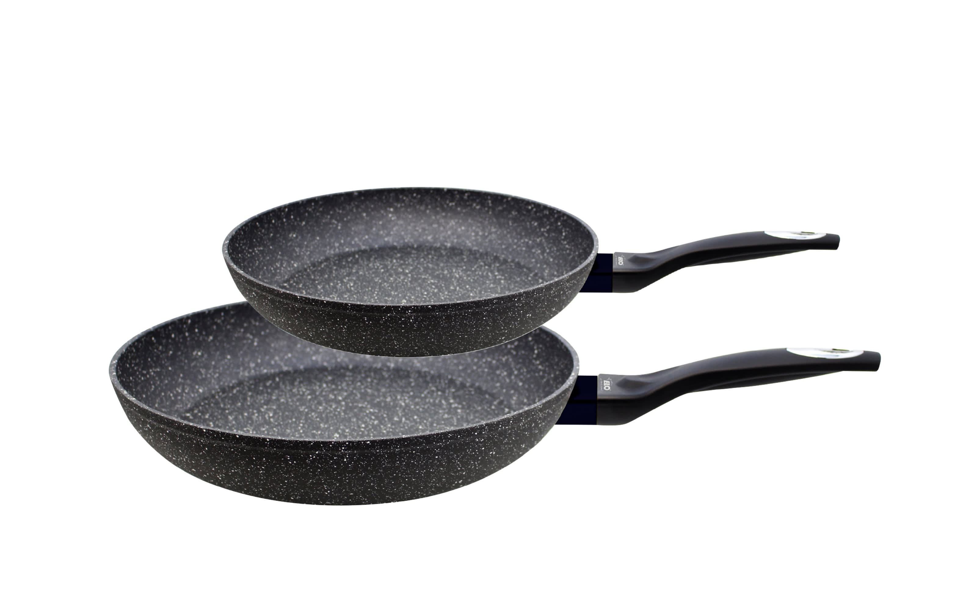 Pfannenset Granit Passion, Aluguss schwarz, 2-teilig