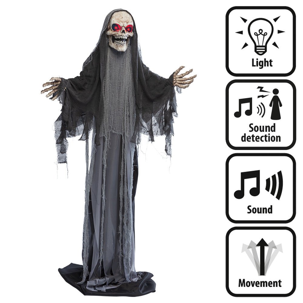 Halloween Pop Grijs Reaper 1,8m