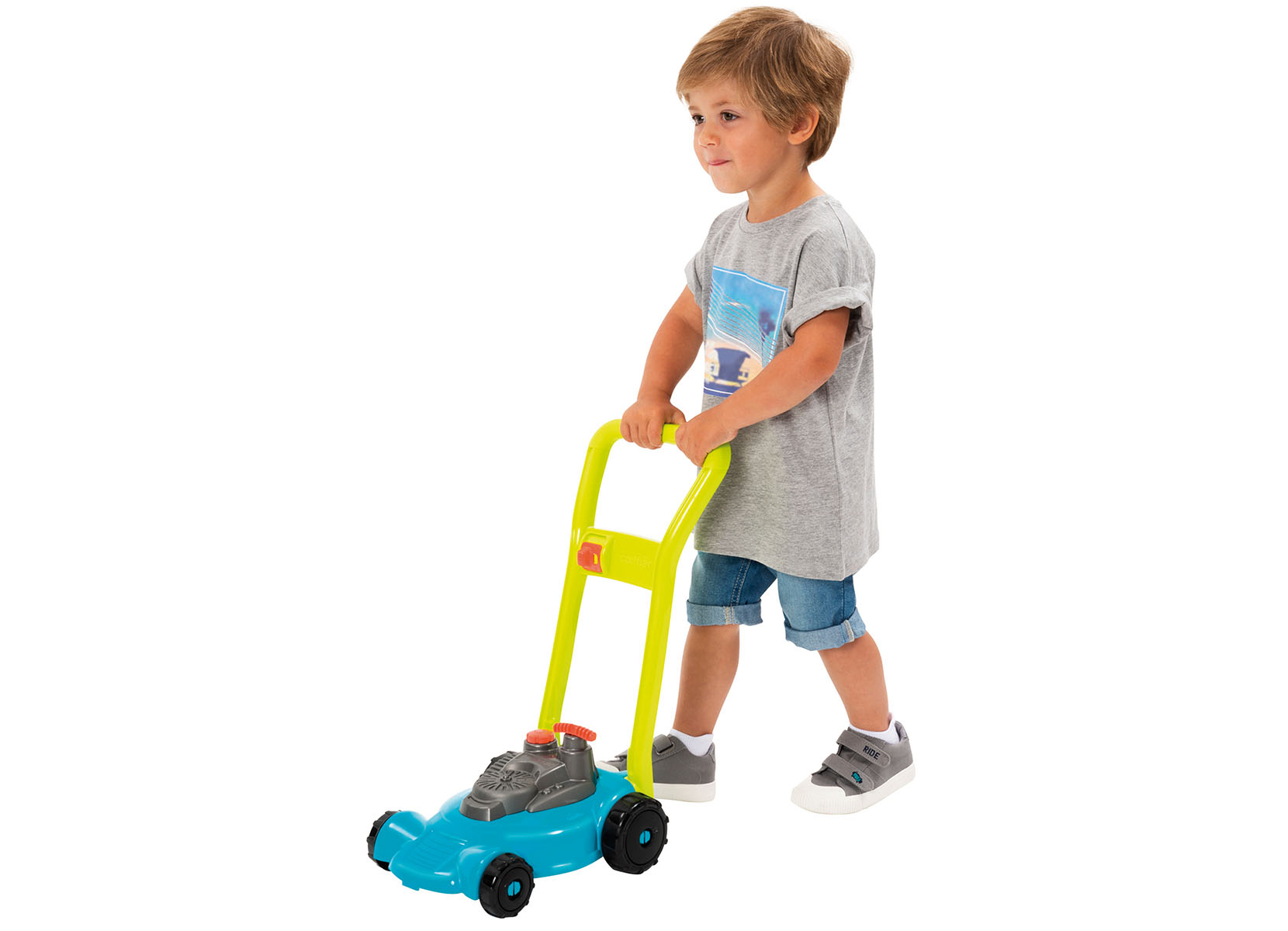 ecoiffier Kinder-Rasenmäher mit Klackergeräusch