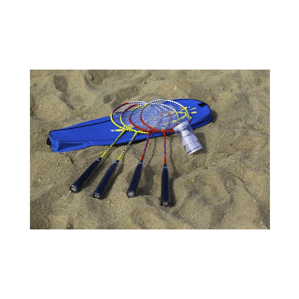 Schildkröt Badminton-Set 4 Schläger 2 Bälle in Tragetasche
