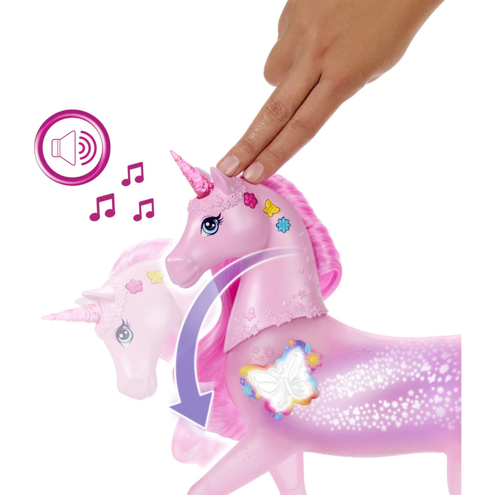 Køb Barbie® Enhjørning Med Lys Og Lyde