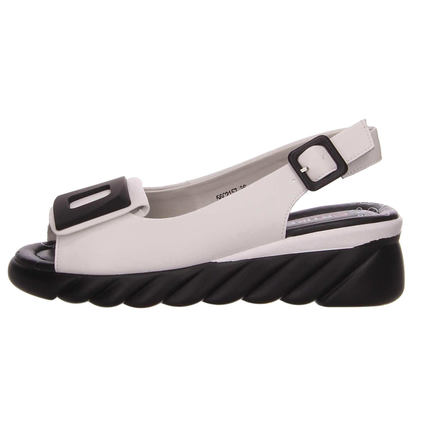 Artiker Peeptoe weiß weiss/weiss kombi