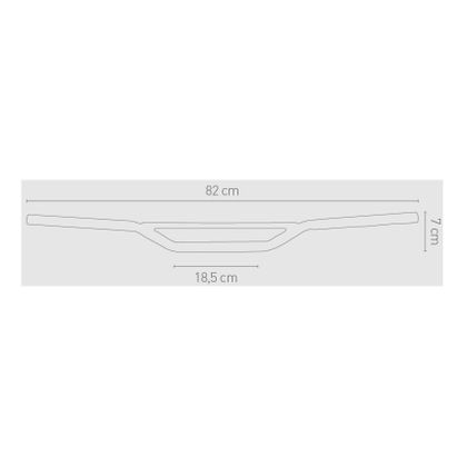 Guidon Chaft Acier entry Universel - Noir