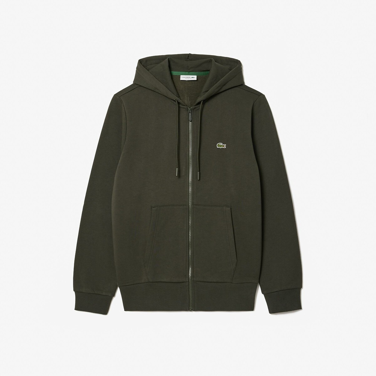 LACOSTE<br>Moletom com zíper em katoen