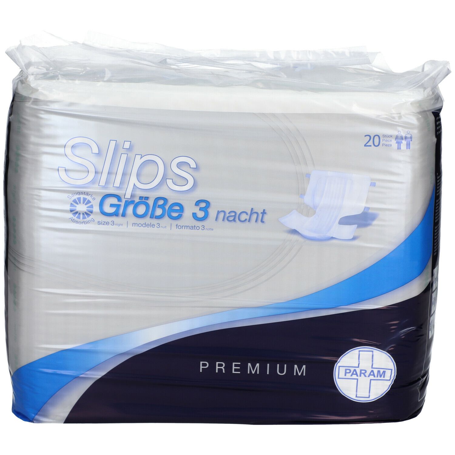 PARAM Slip Premium Größe 3 Nacht