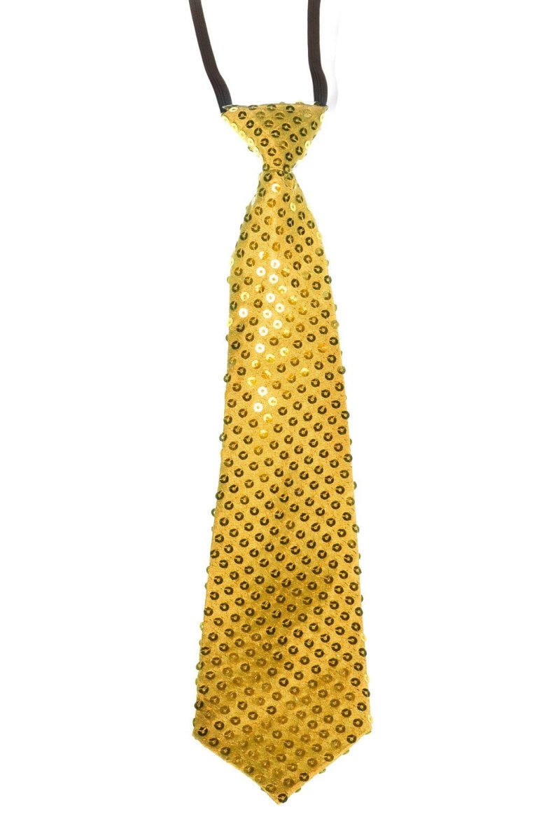 Gouden Stropdas Pailletten