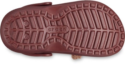 Crocs Classic Fôrede Tøfler, Bear/Dark Clay