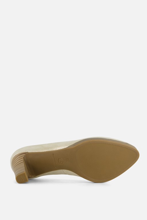 Tamaris Pumps beige Leer