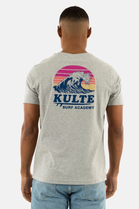 Tee shirt kulte wave heather grey