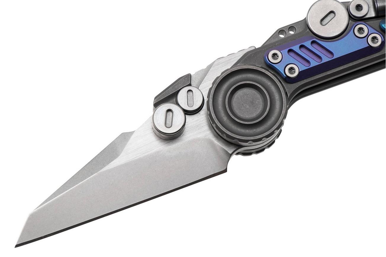 NOC Knives Shuukaku MT-1104 Two Tone M390, Titanium Purple Inlay, zakmes