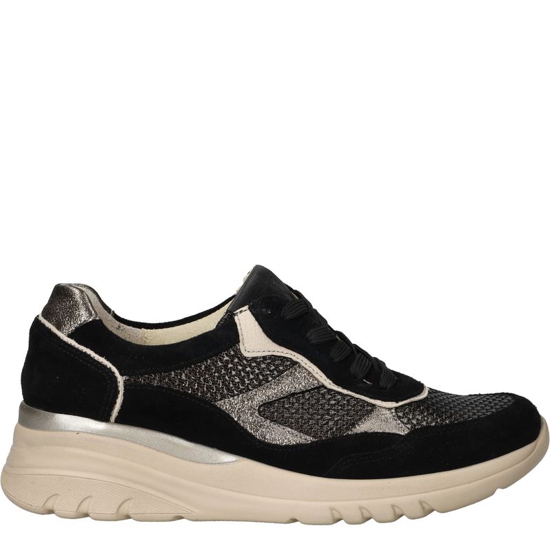 Waldlaufer Carla Sneakers Zwart Dames