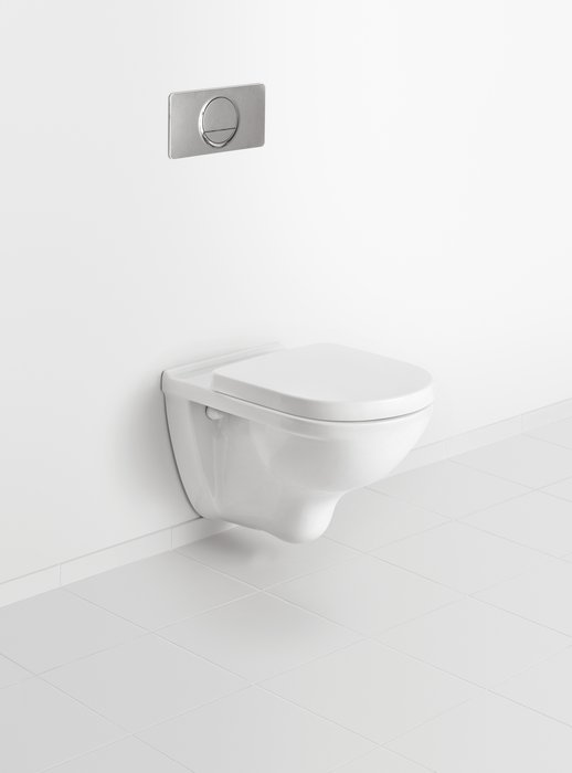 Villeroy & Boch O.novo hangend randloos toilet CeramicPlus met AntiBac wit glans