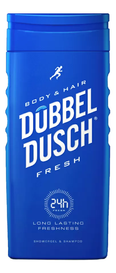 Dobbel Dusch Fresh Shower Gel & Shampoo - 250 ml.