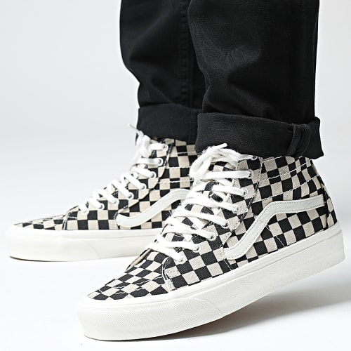 Baskets Sk8 Hi Tapered 5KRU705 Eco Theory Checkerboard