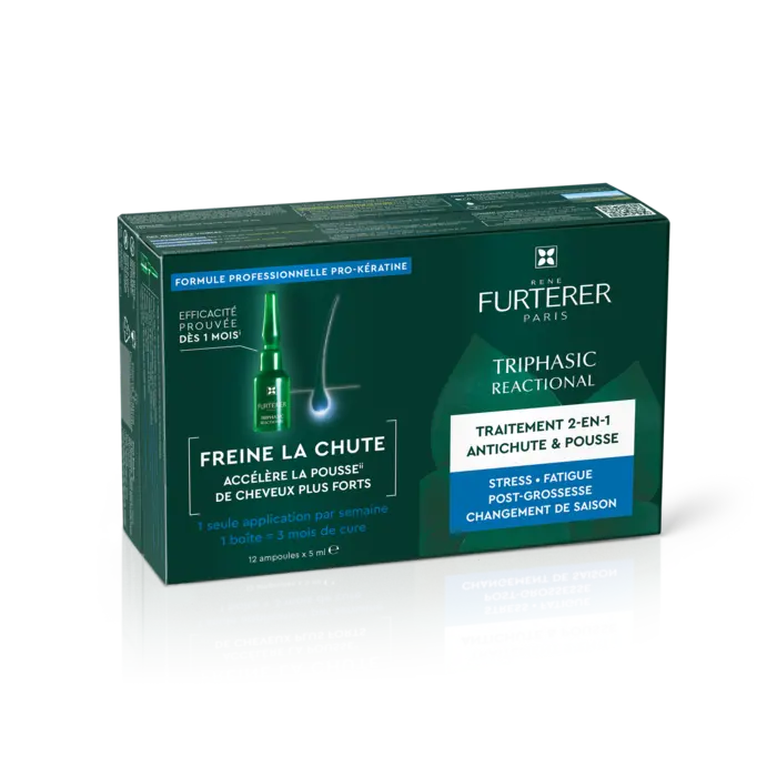 Triphasic Reactional Traitement Anti-Chute et Pousse - 12x5ml