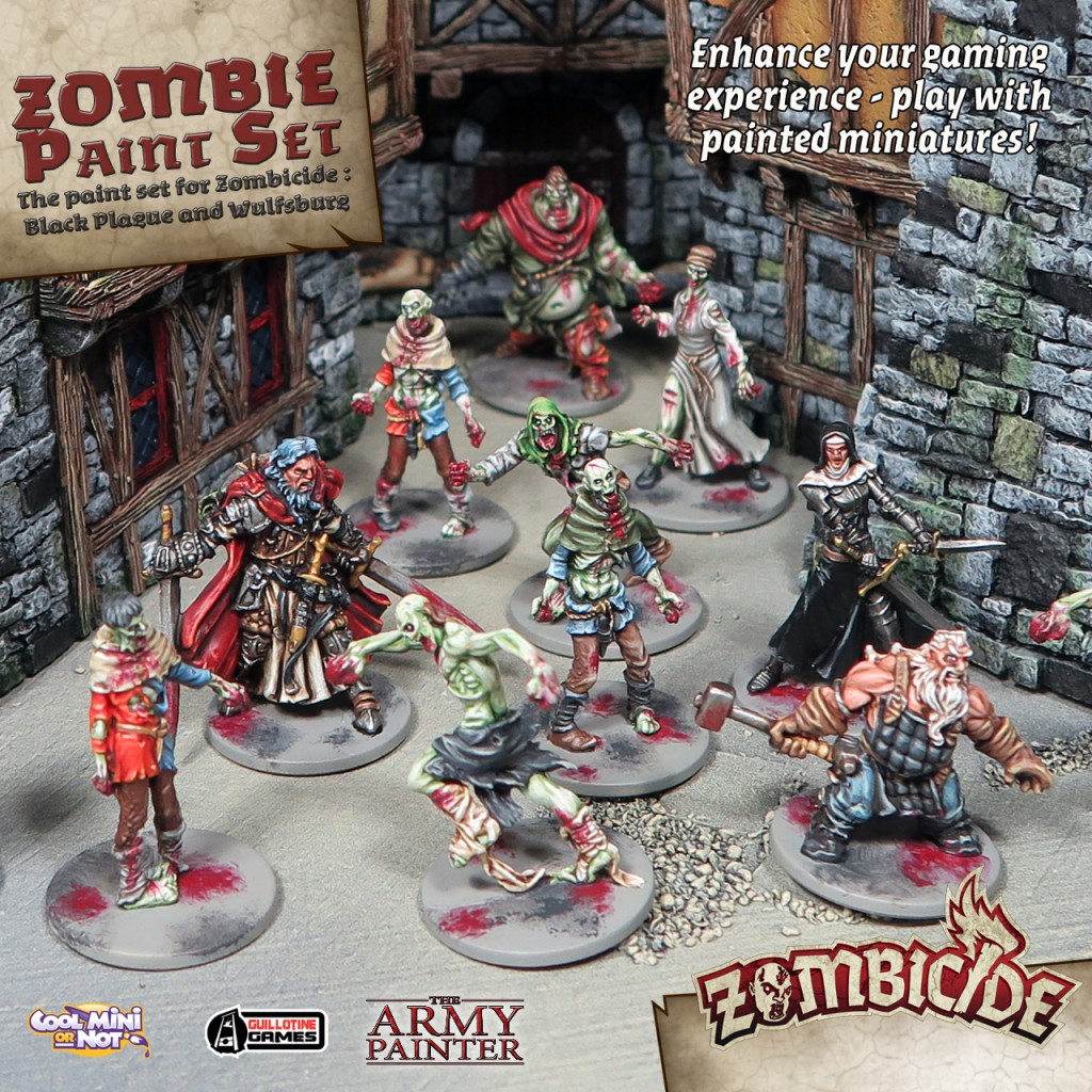 Zombicide Black Plague Paint Set