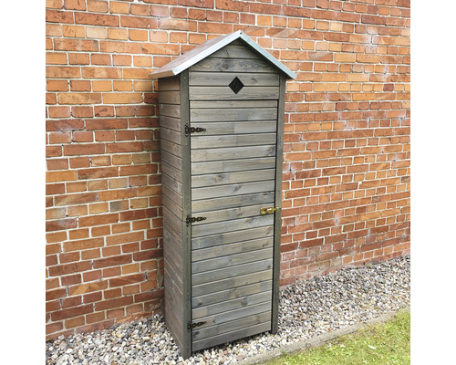 Tuinkast promadino Babylon 78 x 49,5 x 194,5 cm grijs
