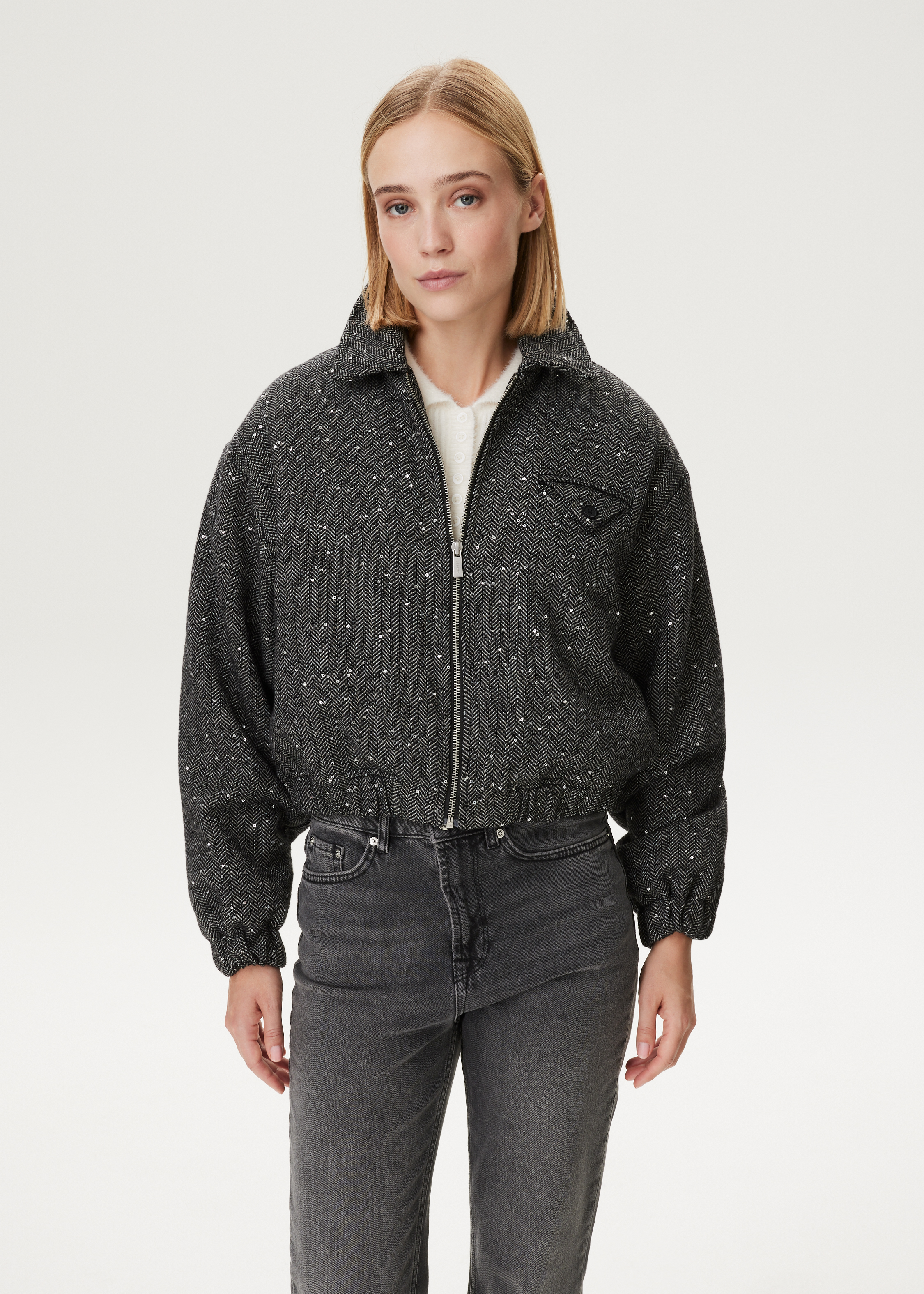 Sequins bomberjacket