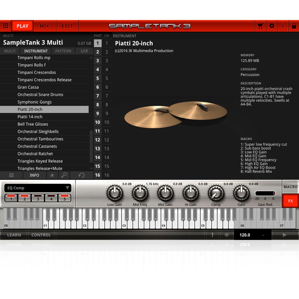 IK Multimedia Orchestral Percussion (download)